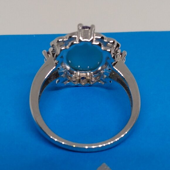 Larimar & tanzanite ring! - Picture 4 of 5